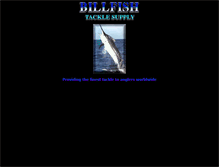 Tablet Screenshot of billfishtacklesupply.com
